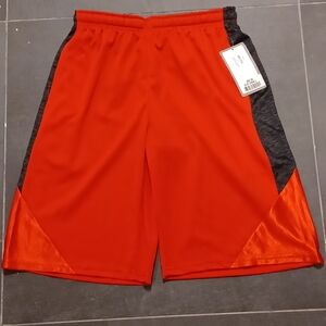 Red and Black Athletic Shorts